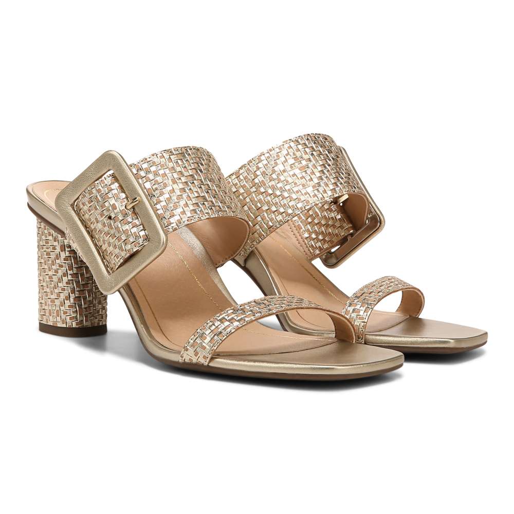 Brookell Heeled Sandal - Gold