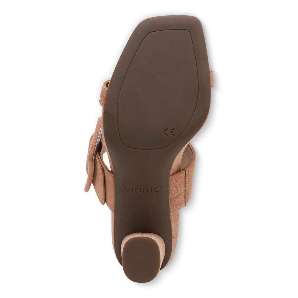 Brookell Heeled Sandal - Macaroon