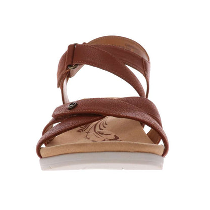 Casablanca Wedge - Cognac