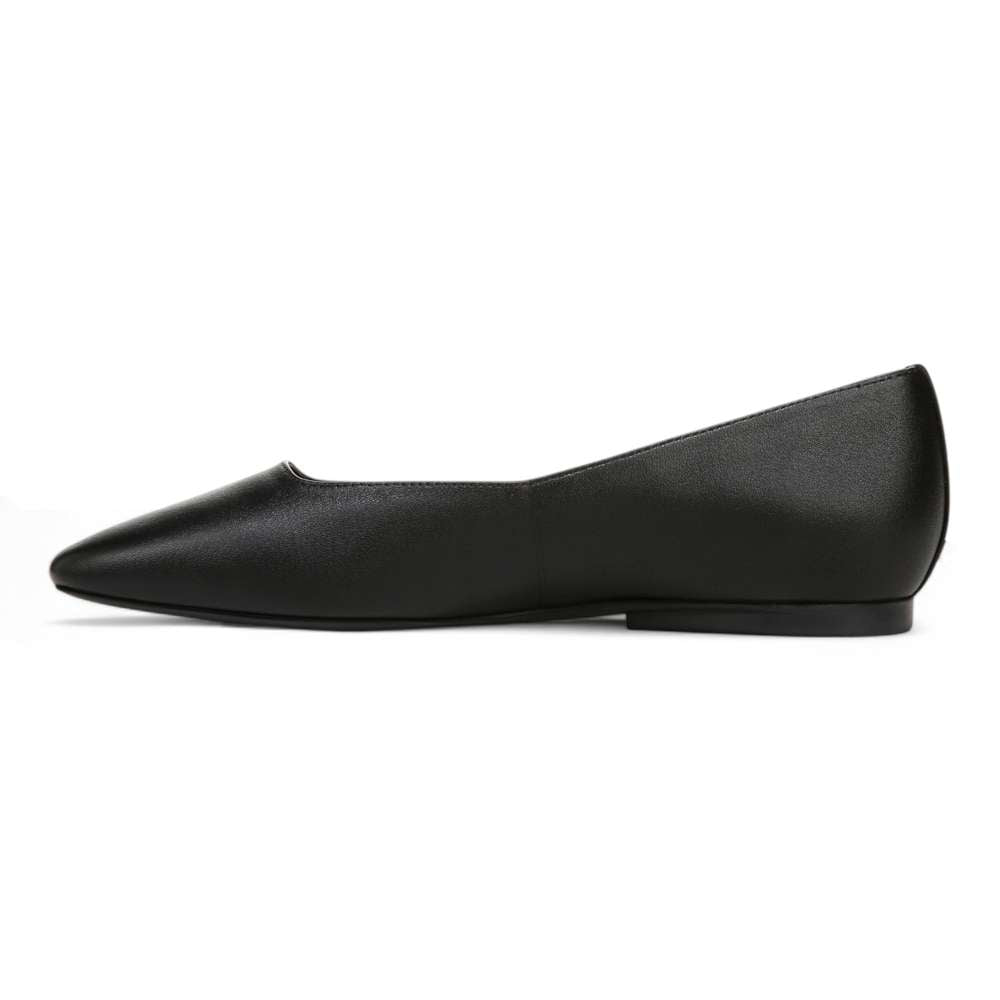 Chelsea Ballet Flat - Black Leather