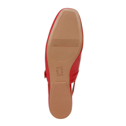 Connie Mary-Jane Slingback Flat - Crantini Red