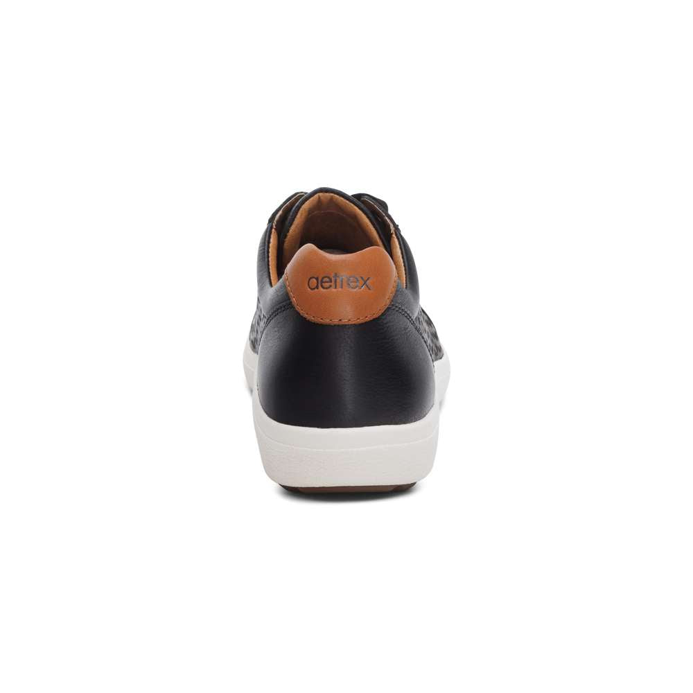 Courtney Lace-up Sneaker - Black Cutout