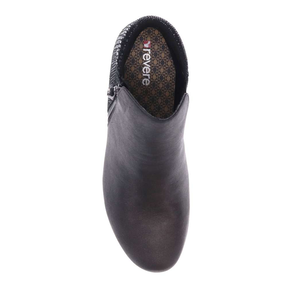 Damascus Wedged Boot - Onyx/Black Lizard