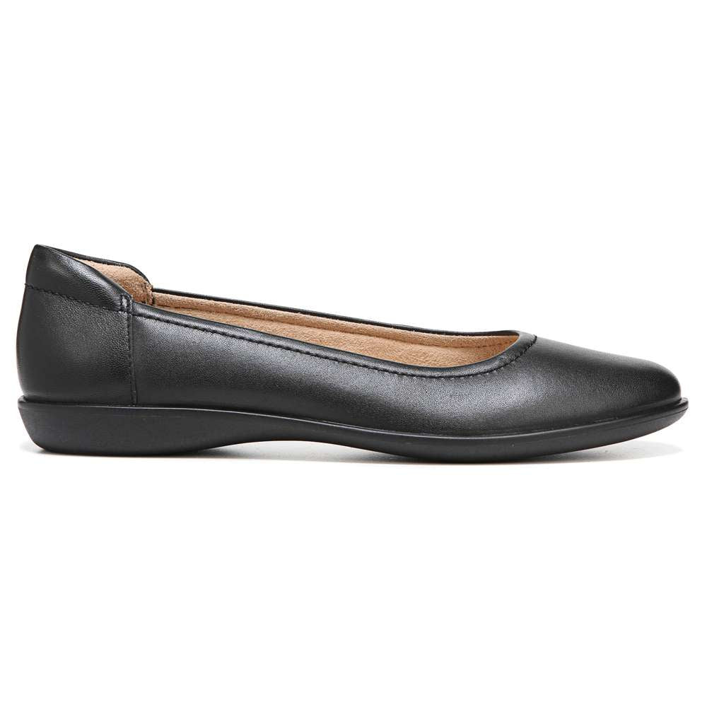 Flexy Flat - Black Leather