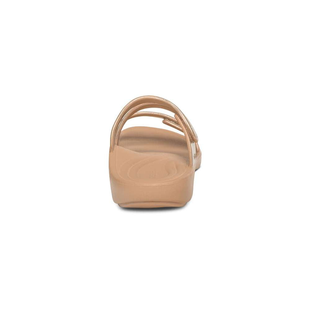 Janey Sport Slide - Champagne