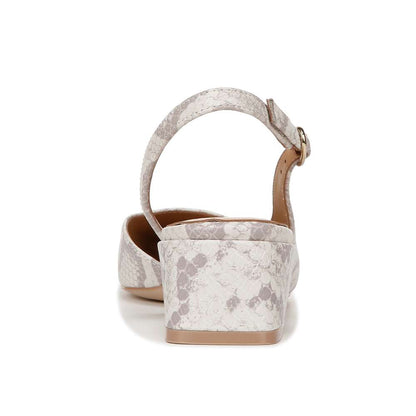 Jayla Slingback Heeled Sandal - White Multi