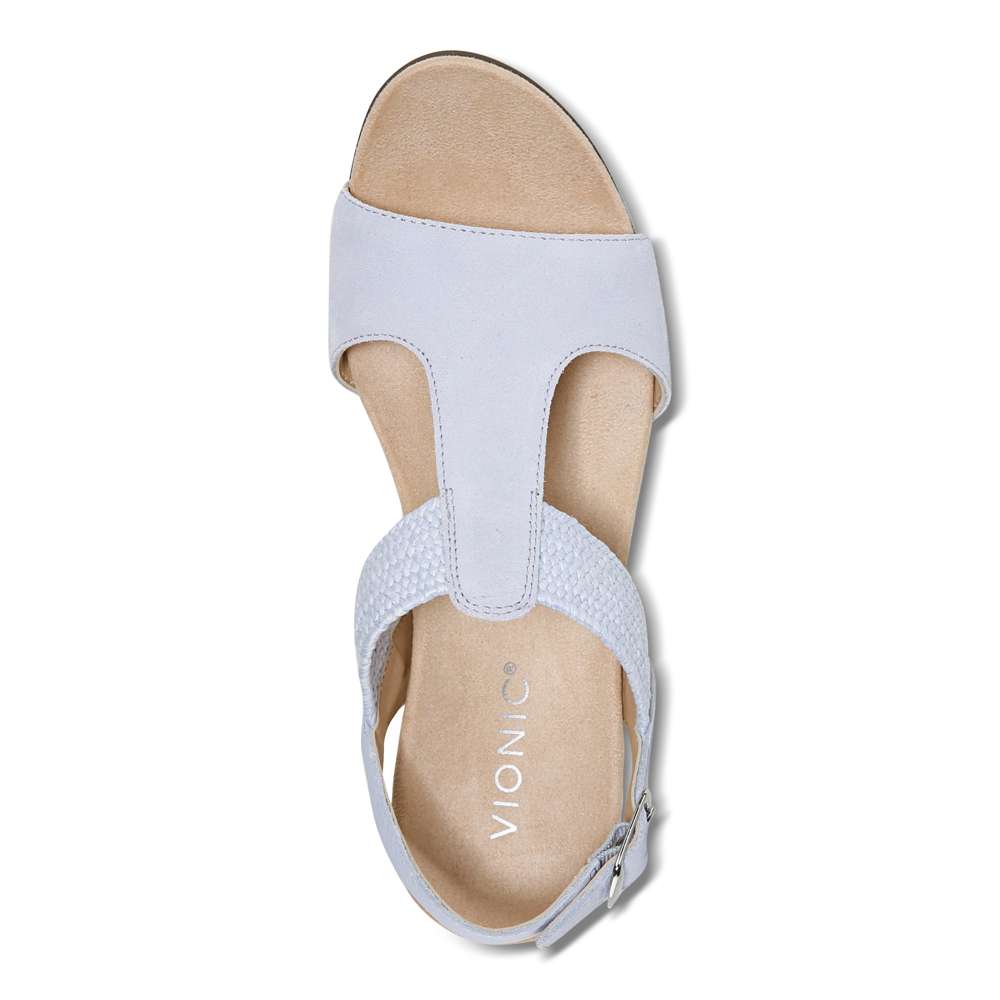 Kaytie Wedge Sandal - Blue Haze