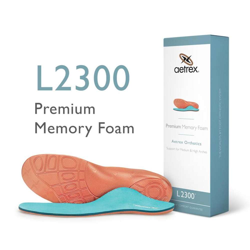 Men's Premium Memory Foam Orthotics - Insole for Extra Comfort - L2300