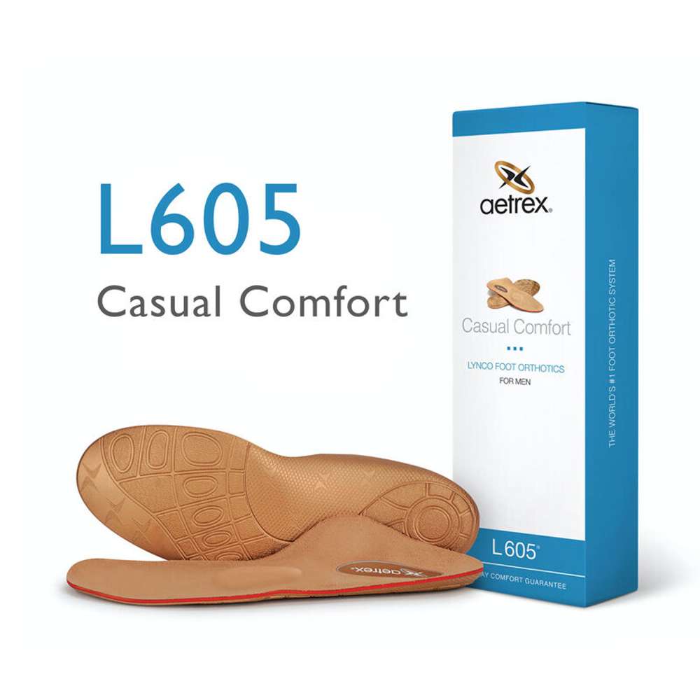 Men's Casual Comfort Orthotics W/ Metatarsal Support - L605