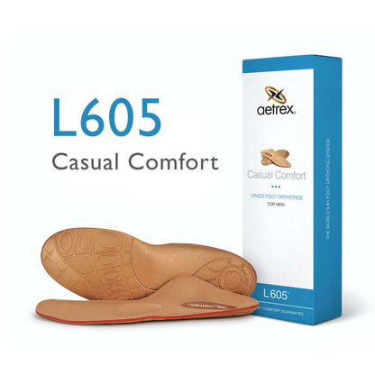 Men's Casual Comfort Orthotics W/ Metatarsal Support - L605