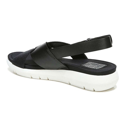 Lilac Back Strap Sandal - Black