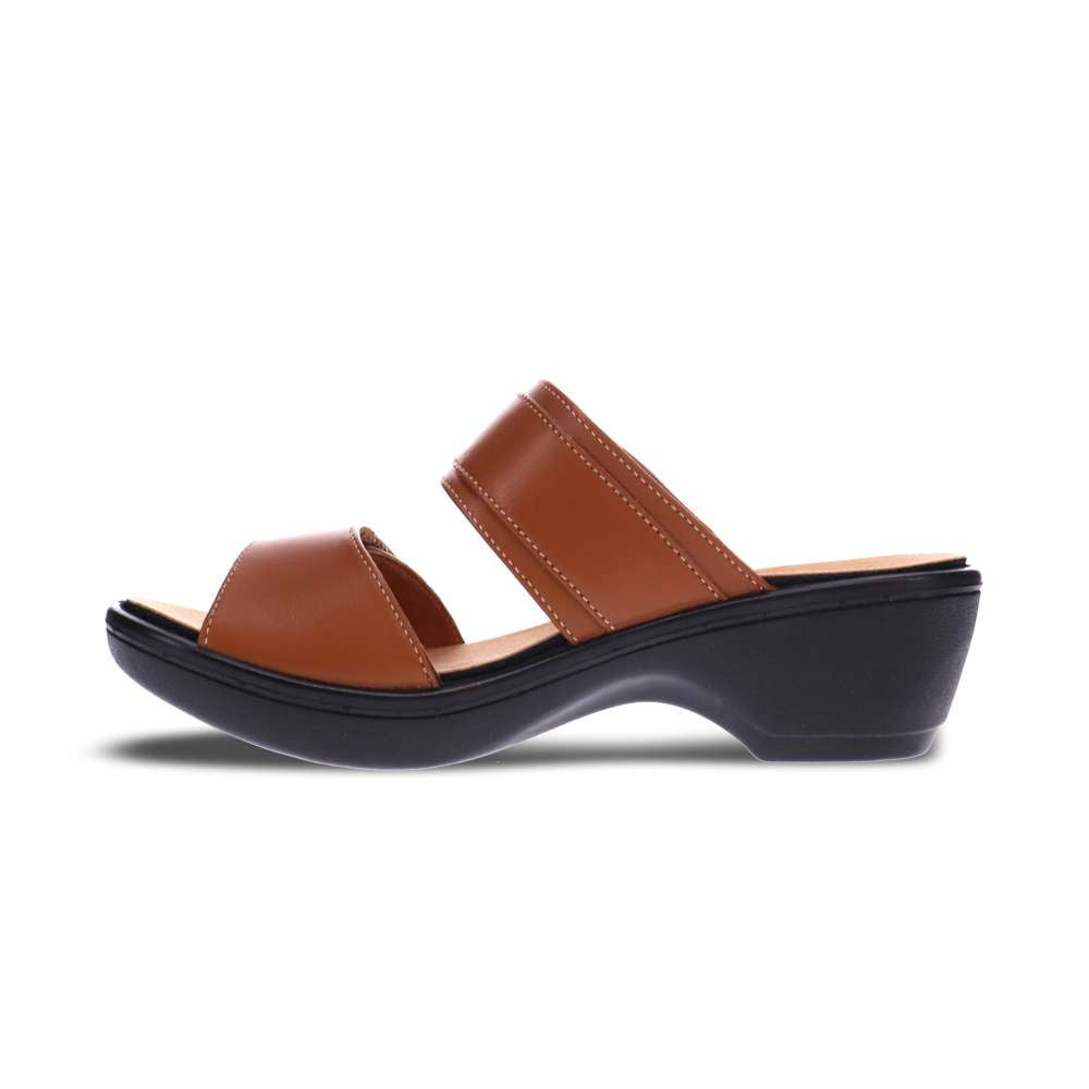 London Wedge - Tan