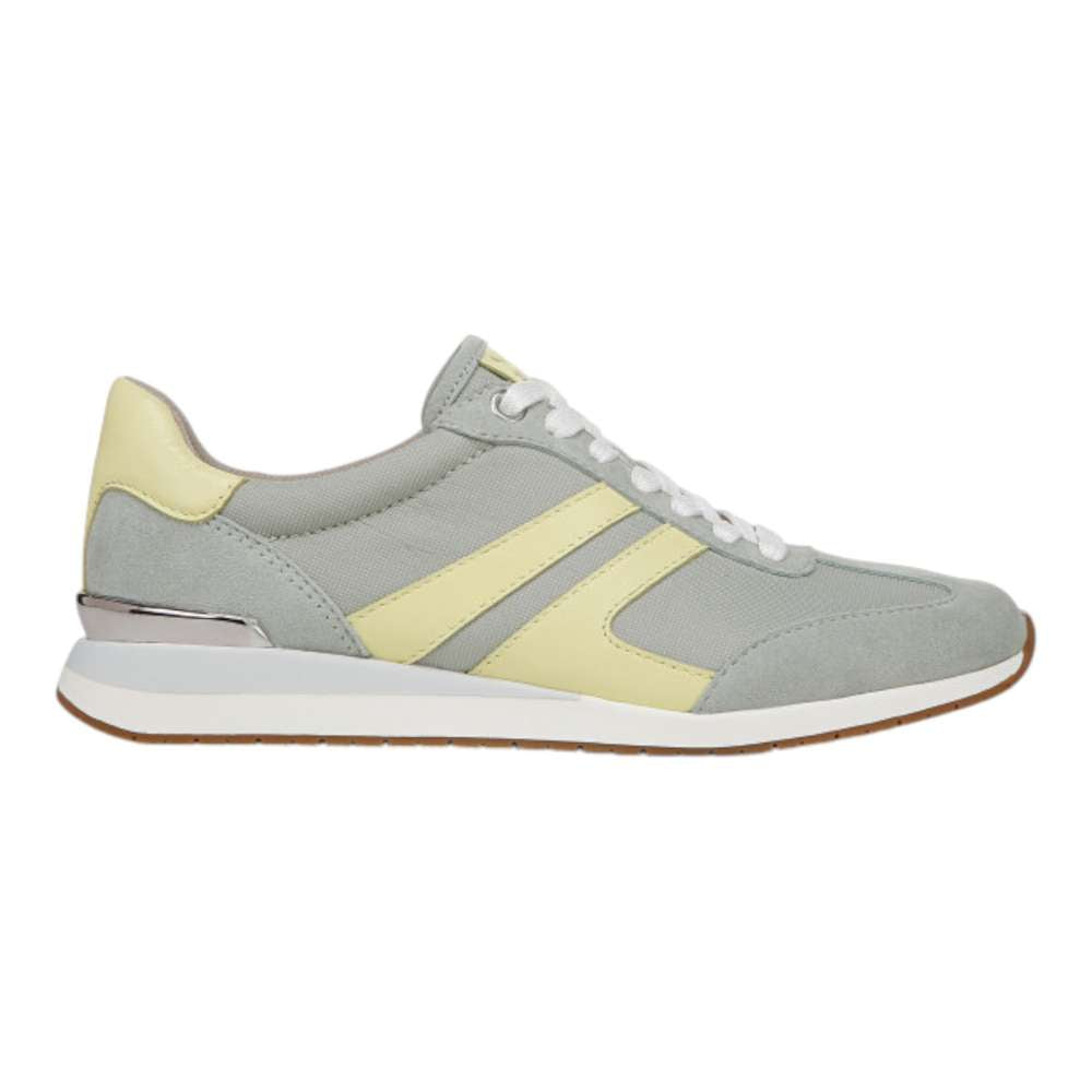 Lorena Lace-Up Sneaker - Pistachio Fabric & Suede