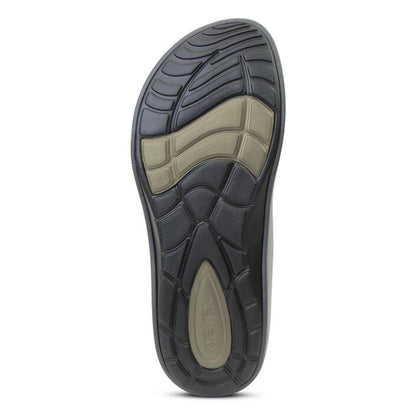 Maui Men's Toe Post Sandal - Army Green