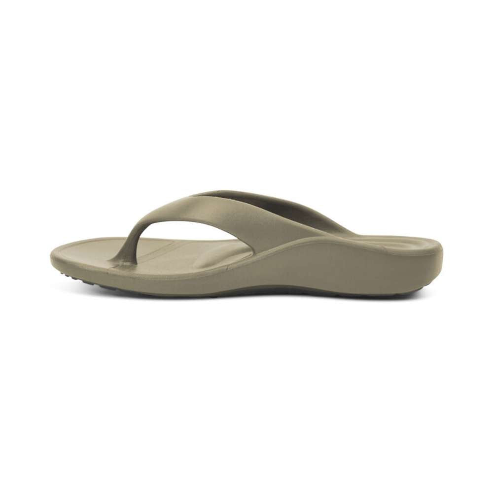 Maui Men's Toe Post Sandal - Army Green