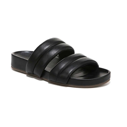 Mayla Slide - Black Nappa