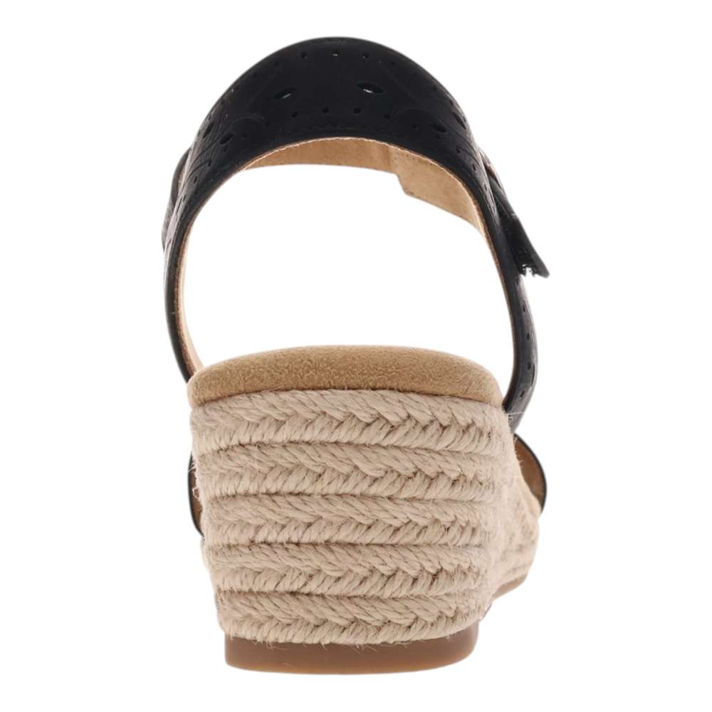 Melissa II Wedge Sandal - Black