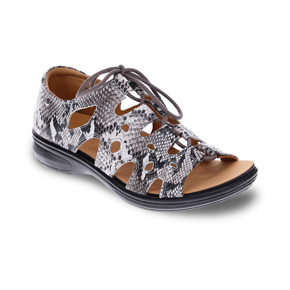 Napier Ghillie Sandal - Natural Snake 2
