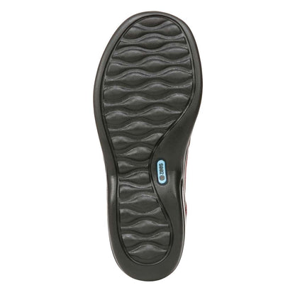 Niche Slip-On - Dark Red Ribbed Sparkle
