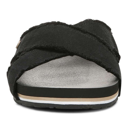 Panama Beach Slide - Black Canvas
