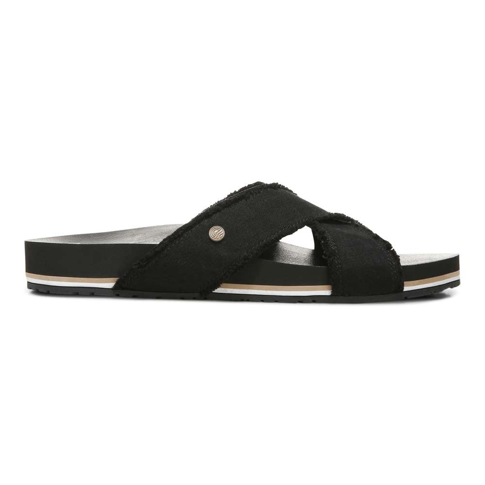 Panama Beach Slide - Black Canvas