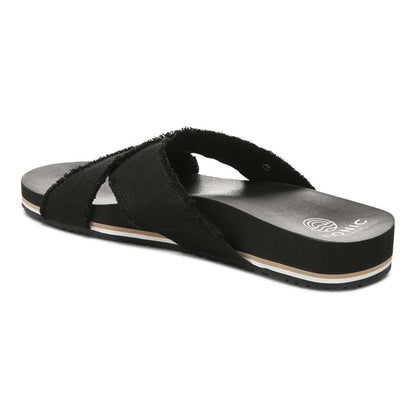 Panama Beach Slide - Black Canvas