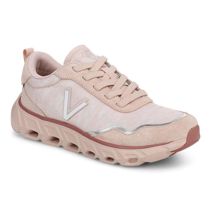 Presley Lace-Up Sneaker - Cameo Rose
