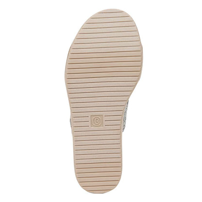 Resort Wedge - Silver Stretch