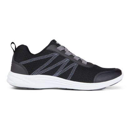 Shay Elastic Lace Sneaker - Black