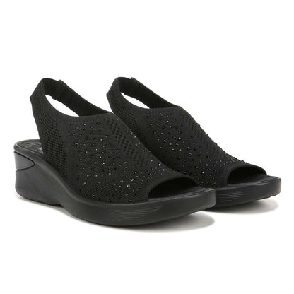 Sicily Wedged Mary-Jane - Black