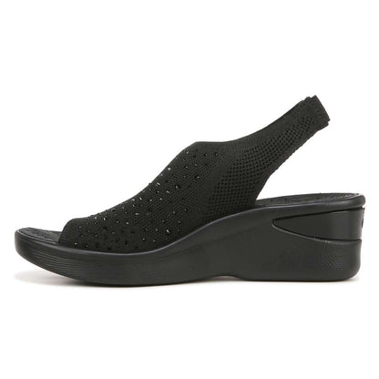 Sicily Wedged Mary-Jane - Black