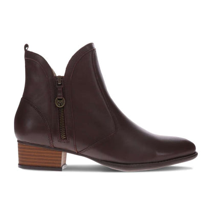 Siena II Zip Ankle Boot - Chocolate