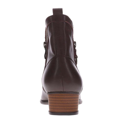 Siena II Zip Ankle Boot - Chocolate