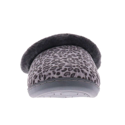 Snooze II Slipper - Grey Leopard