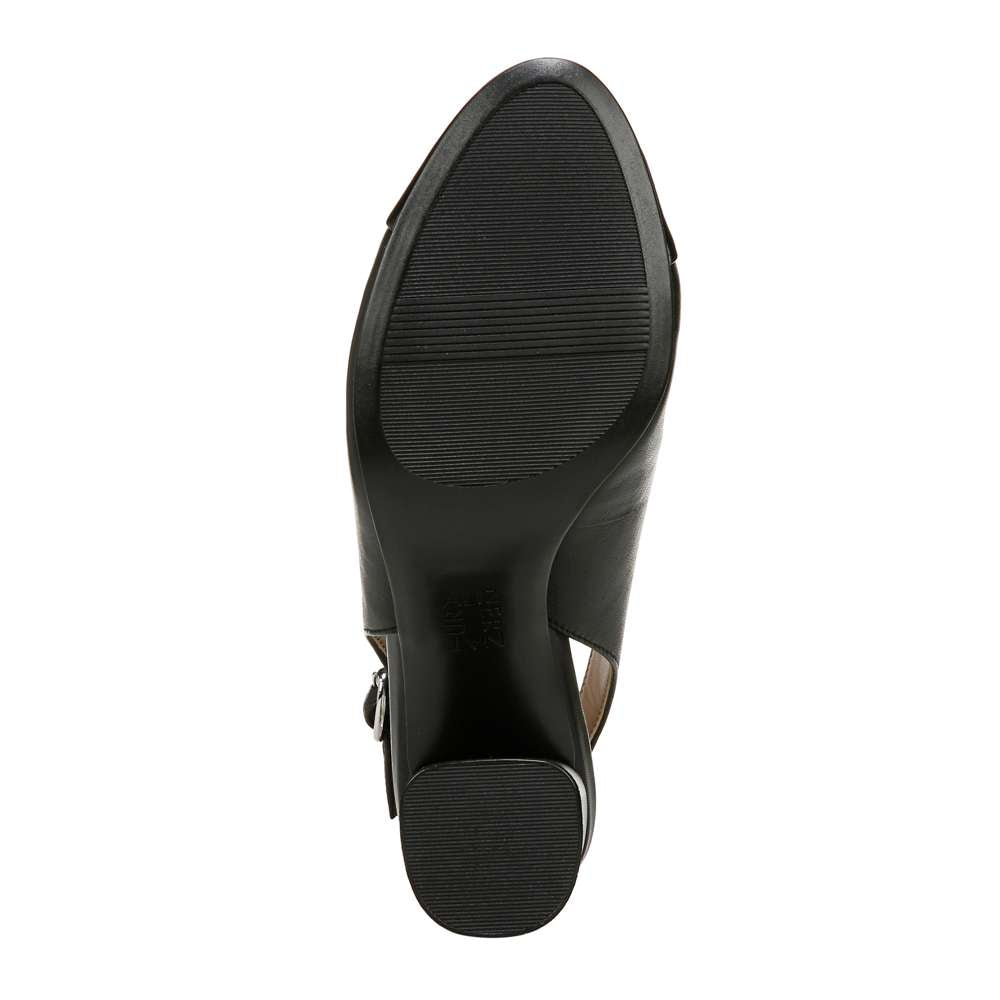 Sophie Slingback Pump - Black Leather
