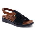 Tyler Back Strap Sandal - Black/Brown