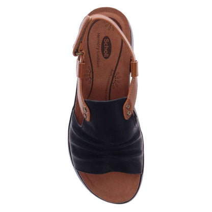 Tyler Back Strap Sandal - Black/Brown
