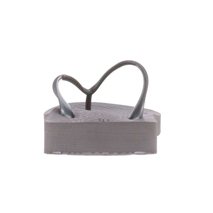 Venice Solid Women's Toe Post Sandal - Pewter