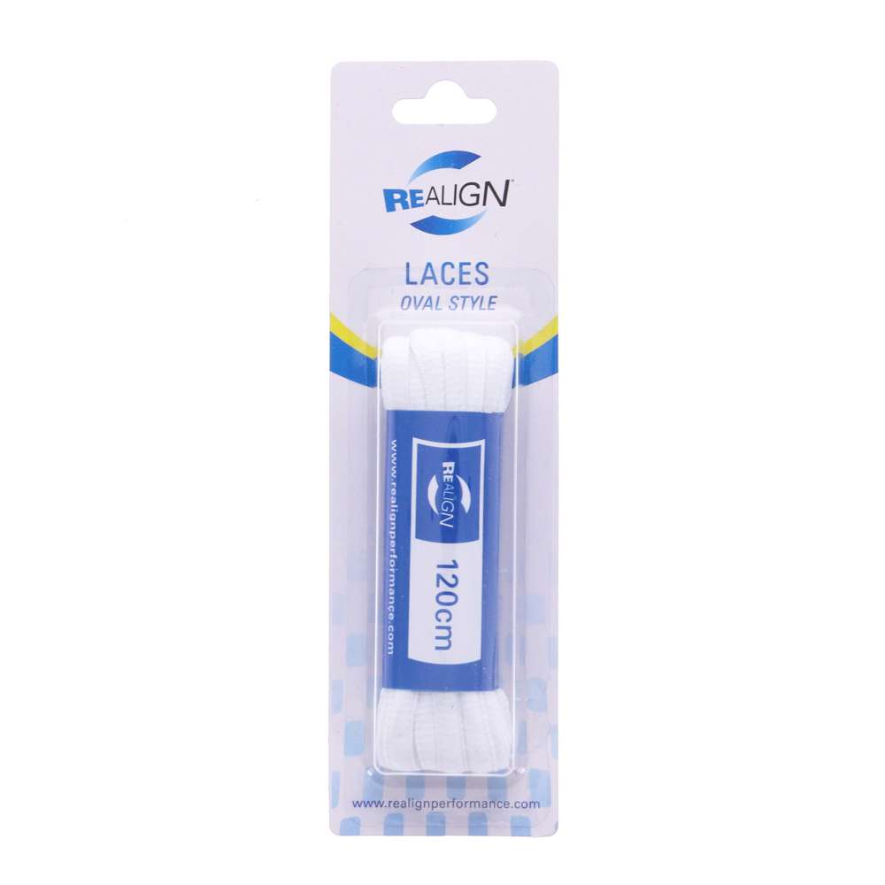 Laces Oval - White