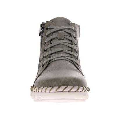 Willow Zip Bootie - Olive