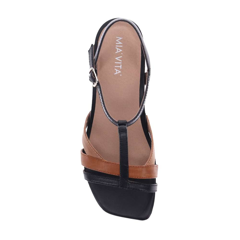 Yass Heeled Sandal - Black Multi